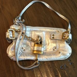Chloe silver and gold clutch Chloe silver and gold clutch