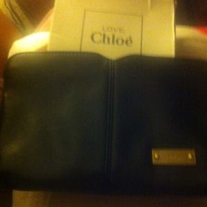 Authentic Chloe double zipper make up bag. Authentic Chloe double zipper make up bag.