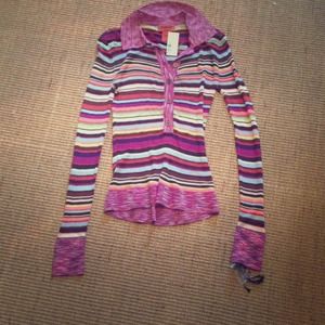 Missoni for Target long sleeve striped polo Missoni for Target long sleeve striped polo