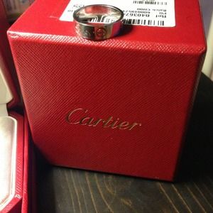 Cartier Love Ring pre loved, keeping for now Cartier Love Ring pre loved, keeping for now