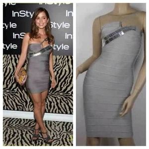HERVE LEGER BANDAGE DRESS HERVE LEGER BANDAGE DRESS