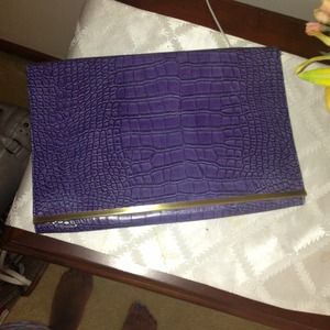 Oversized blue clutch from ASOS Oversized blue clutch from ASOS