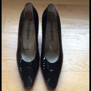YSL patent black heels (must see pictures) YSL patent black heels (must see pictures)