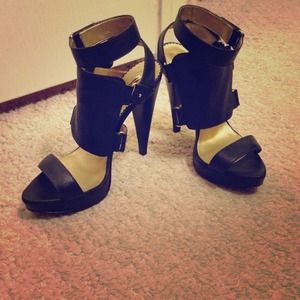 Report Shoes - Black cage sandals Report Shoes - Black cage sandals