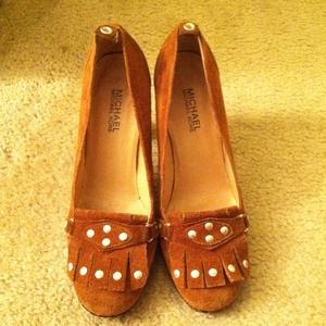 Michael Kors moccasin heels REDUCED Michael Kors moccasin heels REDUCED