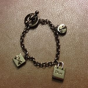 AUTHENTIC Christian Dior silver charm bracelet AUTHENTIC Christian Dior silver charm bracelet