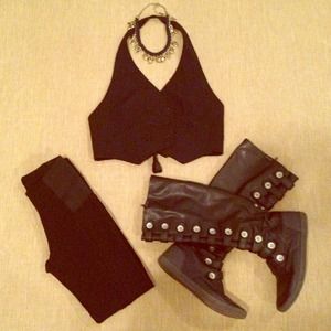 BCBG MAXAZRIA black vest BCBG MAXAZRIA black vest