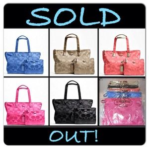 Coach Signature Nylon Packable Weekender Tote Coach Signature Nylon Packable Weekender Tote