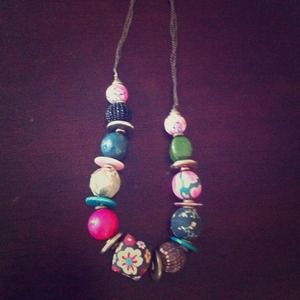 Multicolored beaded necklace Multicolored beaded necklace 