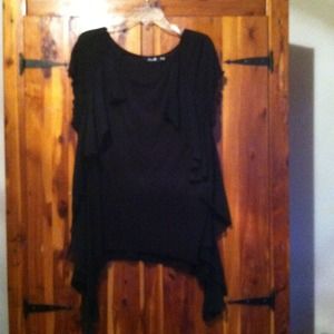 Seven7 Jeans Luxe Collection Chiffon Ruffle Top Seven7 Jeans Luxe Collection Chiffon Ruffle Top