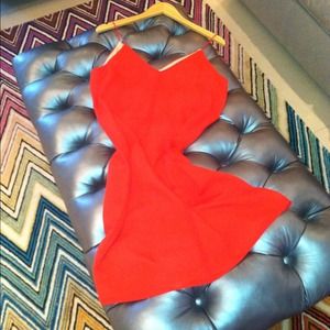 Red Alexander wang chiffon dress Red Alexander wang chiffon dress