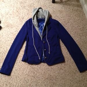 Reduced!! Forever 21 Blazer w Detachable Hood Reduced!! Forever 21 Blazer w Detachable Hood