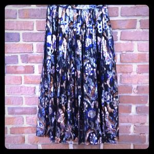 Vintage brocade silk skirt metallic Vintage brocade silk skirt metallic
