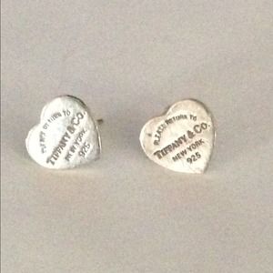 Tiffany & co. Mini heart tag earrings Tiffany & co. Mini heart tag earrings