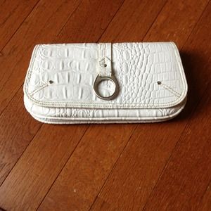White Snakeskin Clutch/Wallet White Snakeskin Clutch/Wallet