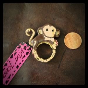 Betsey Johnson a monkey ring Betsey Johnson a monkey ring