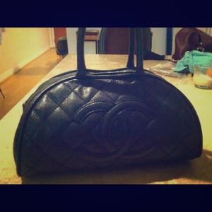 CHANEL Authentic Bowler Bag- Lambskin CHANEL Authentic Bowler Bag- Lambskin