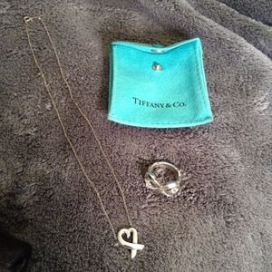 Tiffany's necklace and ring Tiffany's necklace and ring