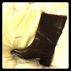 Genuine leather Bally boots Genuine leather Bally boots