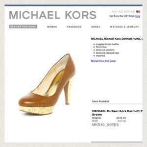 Authentic Michael Kors dermott pump✨reduced !! Authentic Michael Kors dermott pump✨reduced !!