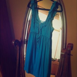 Blue Urban Outfitters Zipper Dress Blue Urban Outfitters Zipper Dress