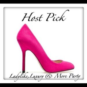 Zara Fuschia Suede Court shoes Zara Fuschia Suede Court shoes