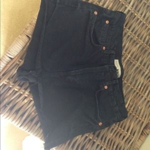 Topshop high waisted jean shorts Topshop high waisted jean shorts