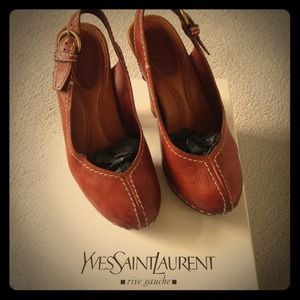 Yves Saint Laurent ebene 90 slingback apache Yves Saint Laurent ebene 90 slingback apache