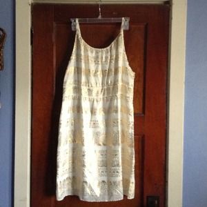 Mark by Avon Dresses & Skirts - 🎀🎉✨REDUCED🎀🎉✨Spaghetti strap dress with gold Mark by Avon Dresses & Skirts - 🎀🎉✨REDUCED🎀🎉✨Spaghetti strap dress with gold
