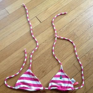 Juicy couture stripe dog surf royalty bikini top Juicy couture stripe dog surf royalty bikini top
