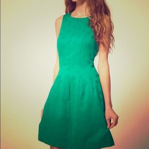 ASOS Green Shift Dress Butterfly Print Brocade 6 ASOS Green Shift Dress Butterfly Print Brocade 6