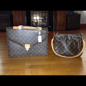 Louis Vuitton purse and briefcase Louis Vuitton purse and briefcase