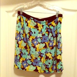 J. Crew Silk Mini Skirt J. Crew Silk Mini Skirt