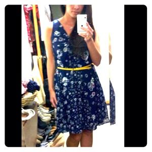 Jason Wu for Target Navy Floral Dress Jason Wu for Target Navy Floral Dress