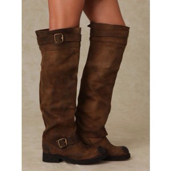 jeffrey campbell over the knee cowboy boots