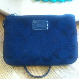 COACH Legacy Small Wristlet in Signature Fabric COACH Legacy Small Wristlet in Signature Fabric