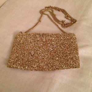 ๏HOST PICK๏ J Crew gold glitter cross body ๏HOST PICK๏ J Crew gold glitter cross body