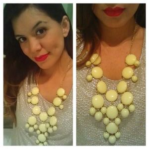 Jewelry - Bubble necklace is pastel yellow Jewelry - Bubble necklace is pastel yellow