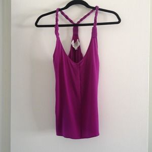 Magenta silk Rory Beca tank Magenta silk Rory Beca tank