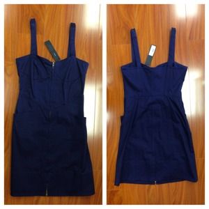 MARC BY MARC JACOBS Navy Zip Up Dress MARC BY MARC JACOBS Navy Zip Up Dress