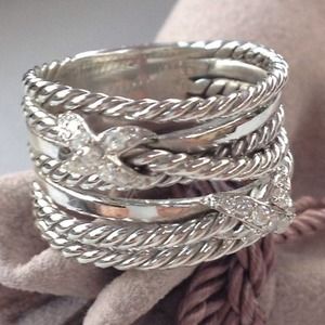 David Yurman AUTHENTIC crossover x with diamonds David Yurman AUTHENTIC crossover x with diamonds