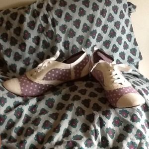 Purple Polka Dot Shoes Purple Polka Dot Shoes