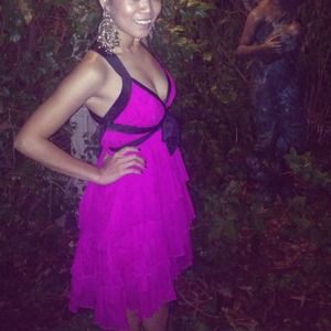 Foley + Corinna 100% silk hot pink dress Foley + Corinna 100% silk hot pink dress