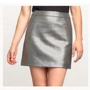GAP Dresses & Skirts - Silver mini skirt GAP Dresses & Skirts - Silver mini skirt