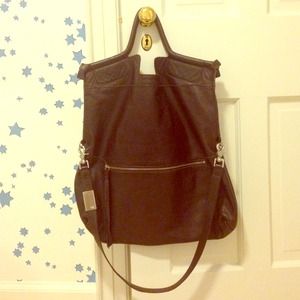 Foley & Corinna mid city tote. Deep brown. Foley & Corinna mid city tote. Deep brown.