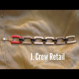 GIFTED J. Crew Square Link Pave Bracelet GIFTED J. Crew Square Link Pave Bracelet