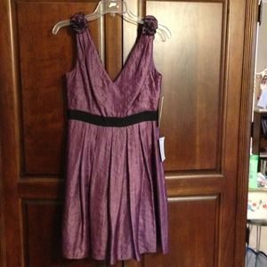 Stunning purple rosette cocktail dress Stunning purple rosette cocktail dress