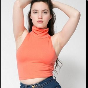 American apparel turtleneck crop top American apparel turtleneck crop top