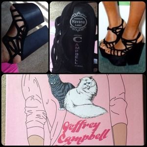 Jeffrey Campbell platform sandals! Jeffrey Campbell platform sandals!