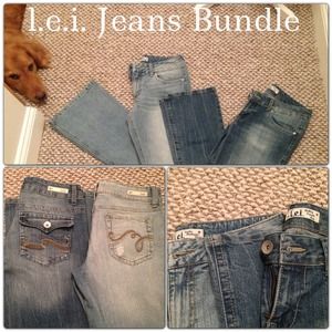 NWOT l.e.i. Flare and Bootcut Jeans NWOT l.e.i. Flare and Bootcut Jeans